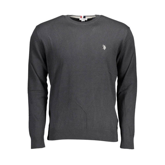 U.S. POLO ASSN. Black Cotton Sweater