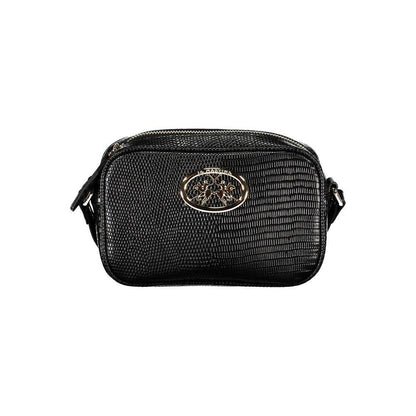 La Martina Black Polyethylene Handbag