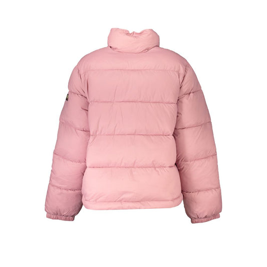 Napapijri Pink Polyamide Jackets & Coat NA-25326-XS