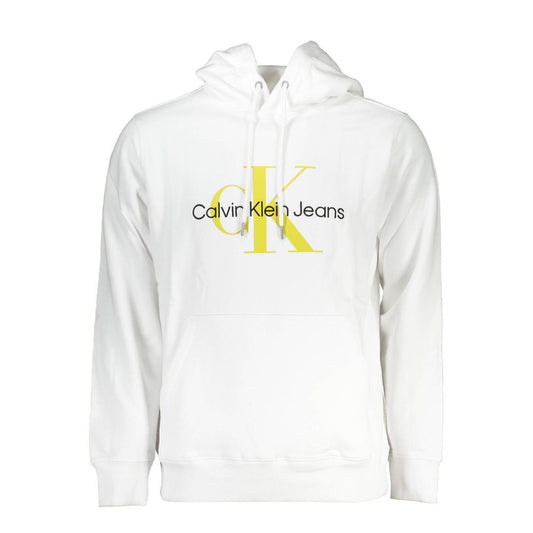 Calvin Klein White Cotton Sweatshirt