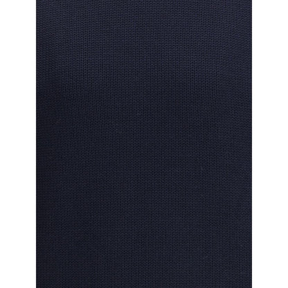 Roberto Collina Blue Merino Wool Turtleneck