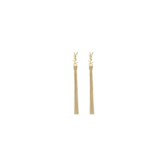 Saint Laurent Bo Pompons Chaines Brass Metal