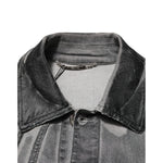 Dolce & Gabbana Gray Washed Cotton Stretch Denim Jacket
