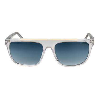 Guess Transparent Stainless Steel Sunglasses