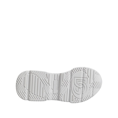 Dolce & Gabbana White Leather Daymaster Low Top Sneakers Shoes