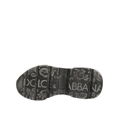 Dolce & Gabbana White Daymaster Leather Low Top Sneakers Shoes