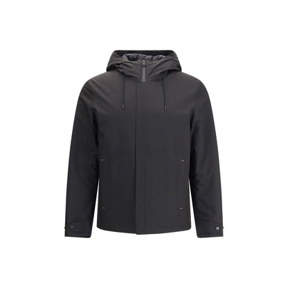 Woolrich Black Polyester Shell Jacket