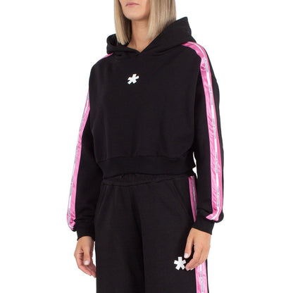 Comme Des Fuckdown Black Cotton Women's Sweater Hoodie