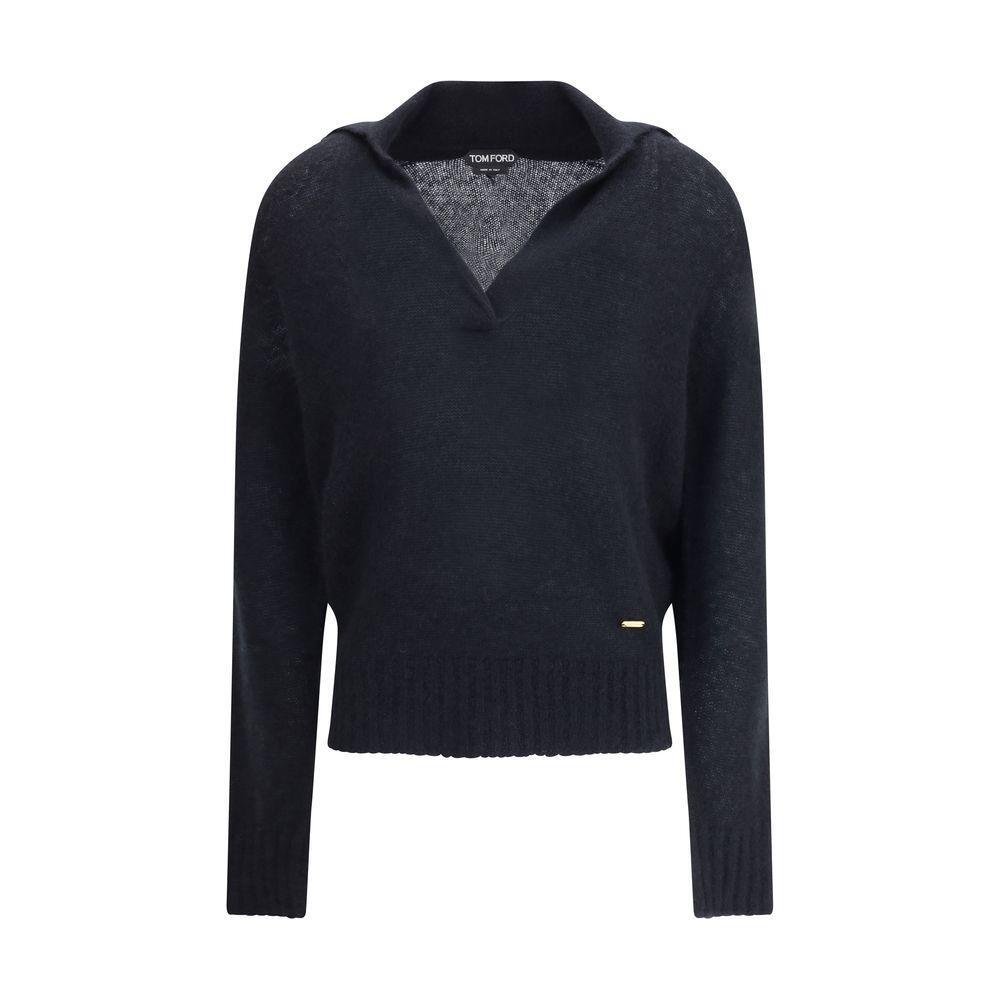Tom Ford Cashmere Polo Sweater TO-MAK1391YAX921LB999-M