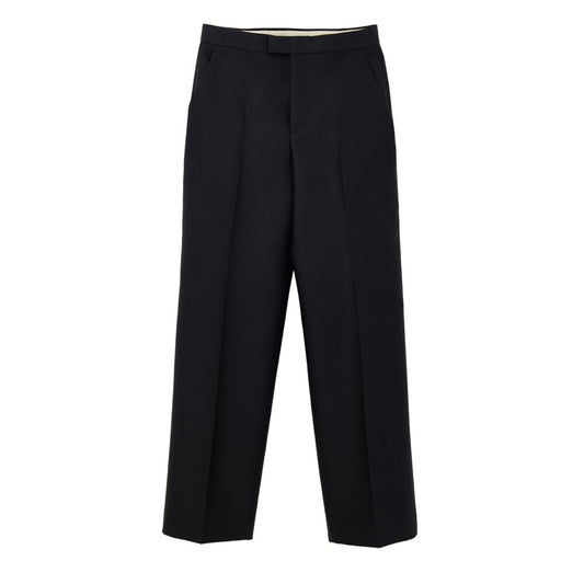 Gucci Black Cotton Casual Pants