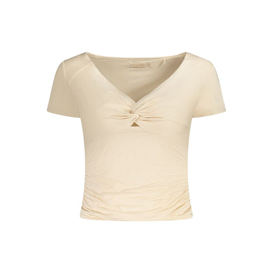 Guess Jeans Pink Modal Tops & T-Shirt GU-35582-L