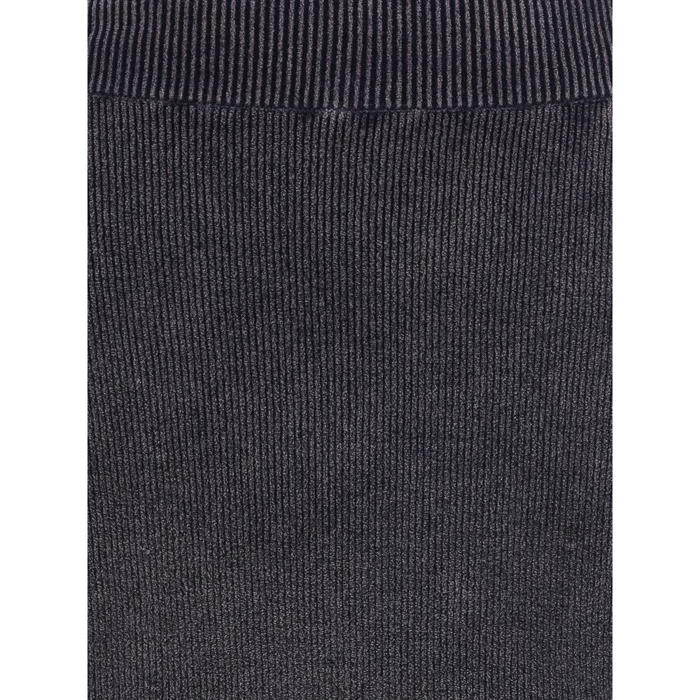 Alexander Wang Gray Cotton Mini Skirt