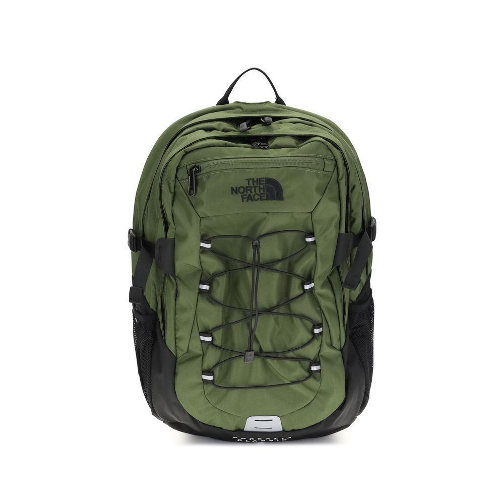 Front view with bag zipped and handles upright.