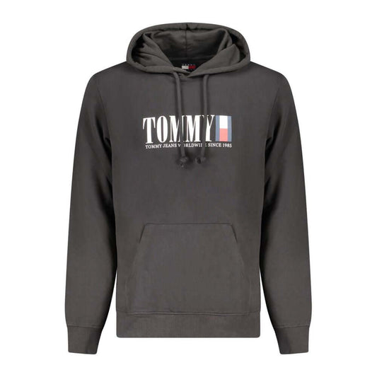 Tommy Hilfiger Black Cotton Men Sweater