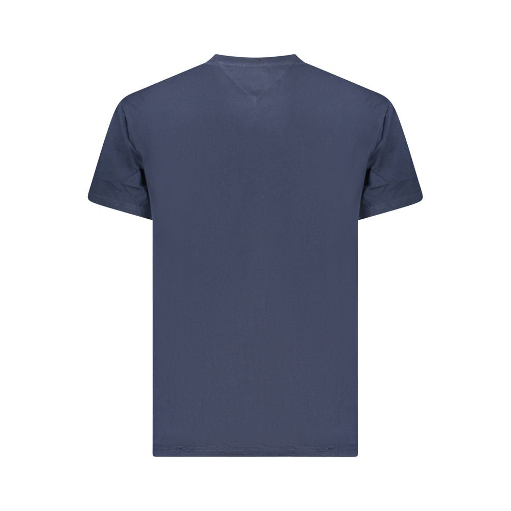 Tommy Hilfiger Blue Cotton Men T-Shirt TO-39311-L