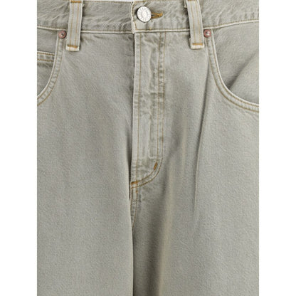 Agolde Gray Cotton Jeans Denim