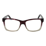 Andy Wolf Purple Unisex Glasses Frame in acetate full-rim design with rectangular shape, demo lenses, and branded case included.
