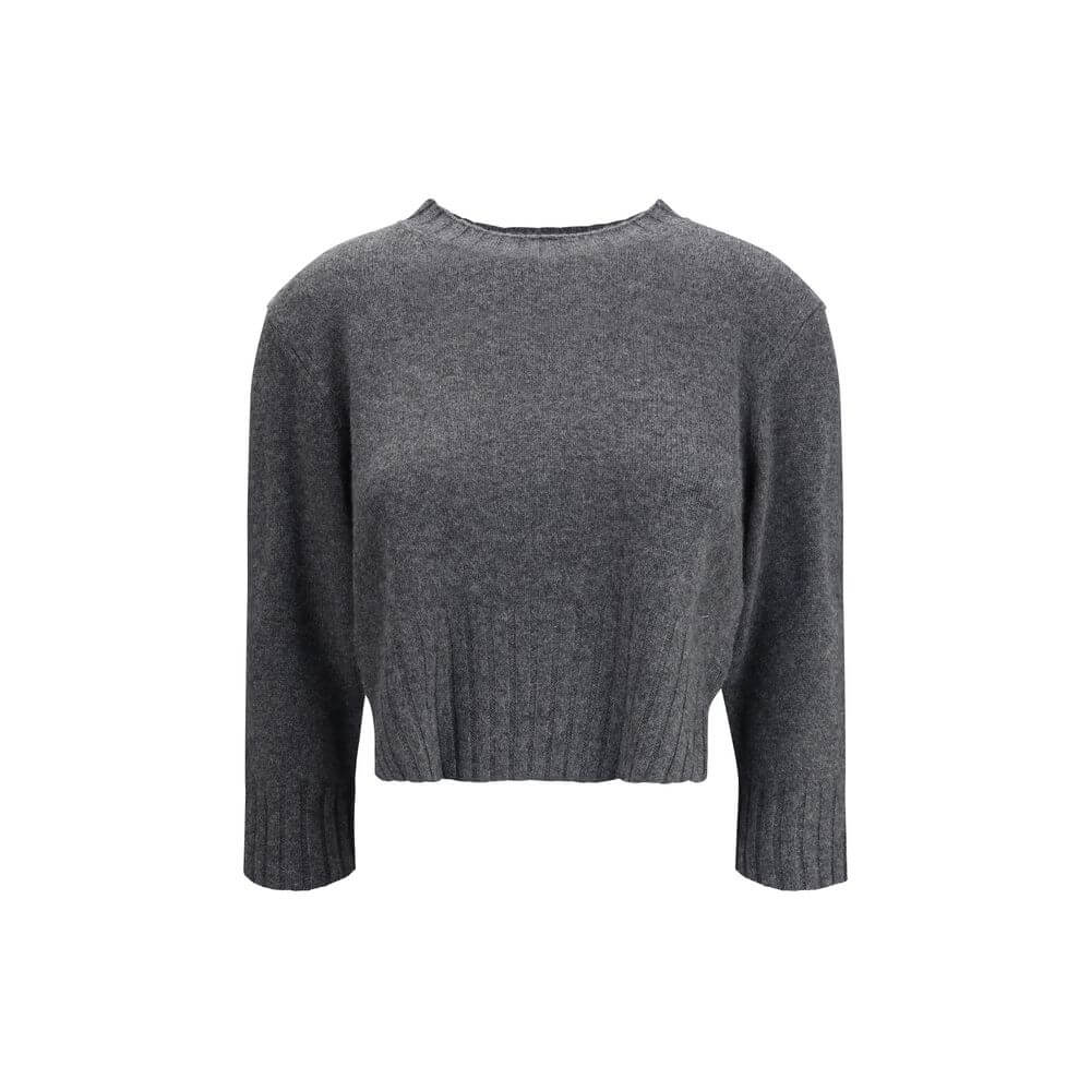 Loulou De Saison Gray Cashmere Sweatshirt