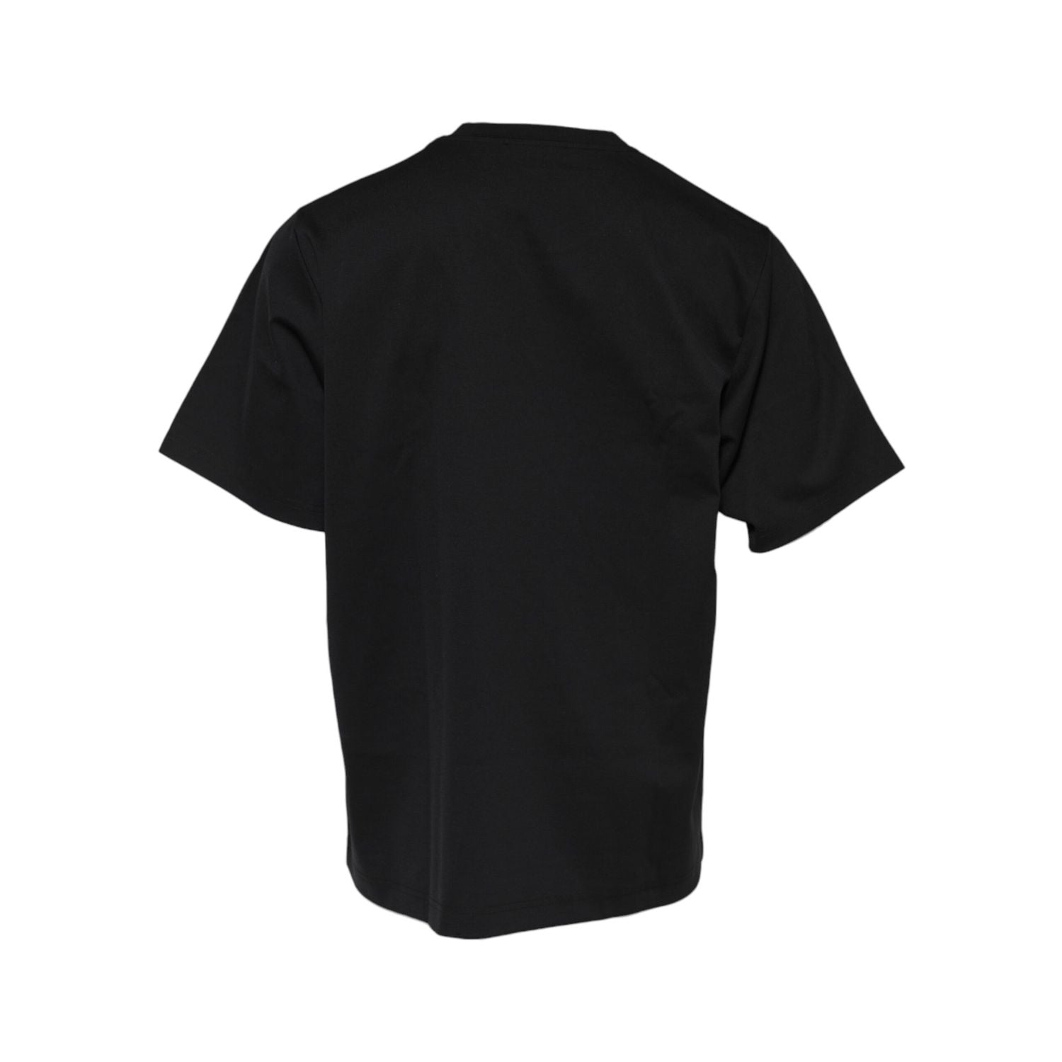 Dolce & Gabbana Black DG Logo Print Cotton Crew Neck T-shirt