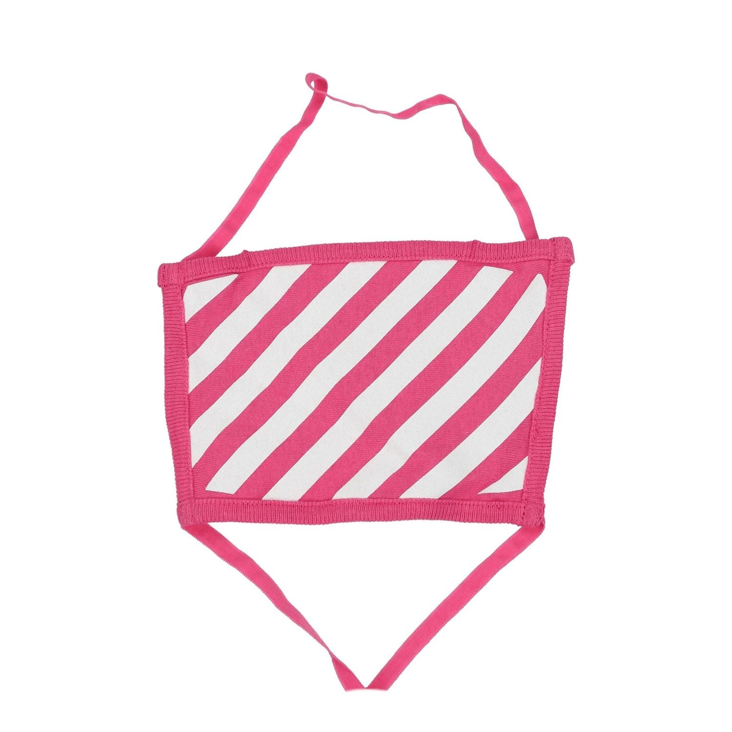 Off-White Pink Cotton Facemask