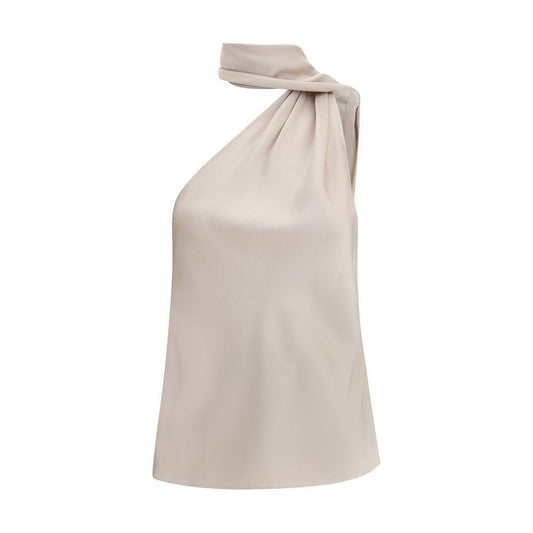 Tom Ford One Shoulder silk Top TO-TS2104FAX1524IG313-IT40 | M