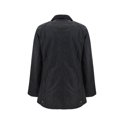 Barbour Black Cotton Coat