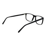 Andy Wolf Black Unisex Glasses Frame in acetate, full-rim rectangular style with demo lenses. Includes branded case.