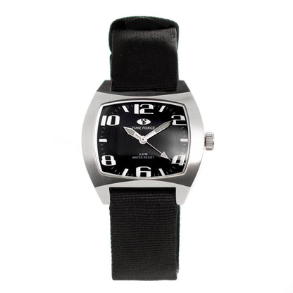 Time Force Black Nylon Sport Watch