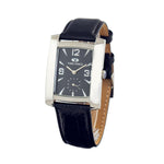 Time Force Black Leather Watch TFTF2341B02AC