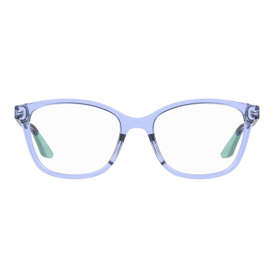 Under Armour Blue Acetate Frames, women's glasses UA5013MVUF217, 52/17/135 mm, stylish blue acetate design