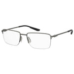 Under Armour Gray Metal Frames UA5016GR80F51 eyeglasses in sleek grey with 55/18/140 mm measurements.
