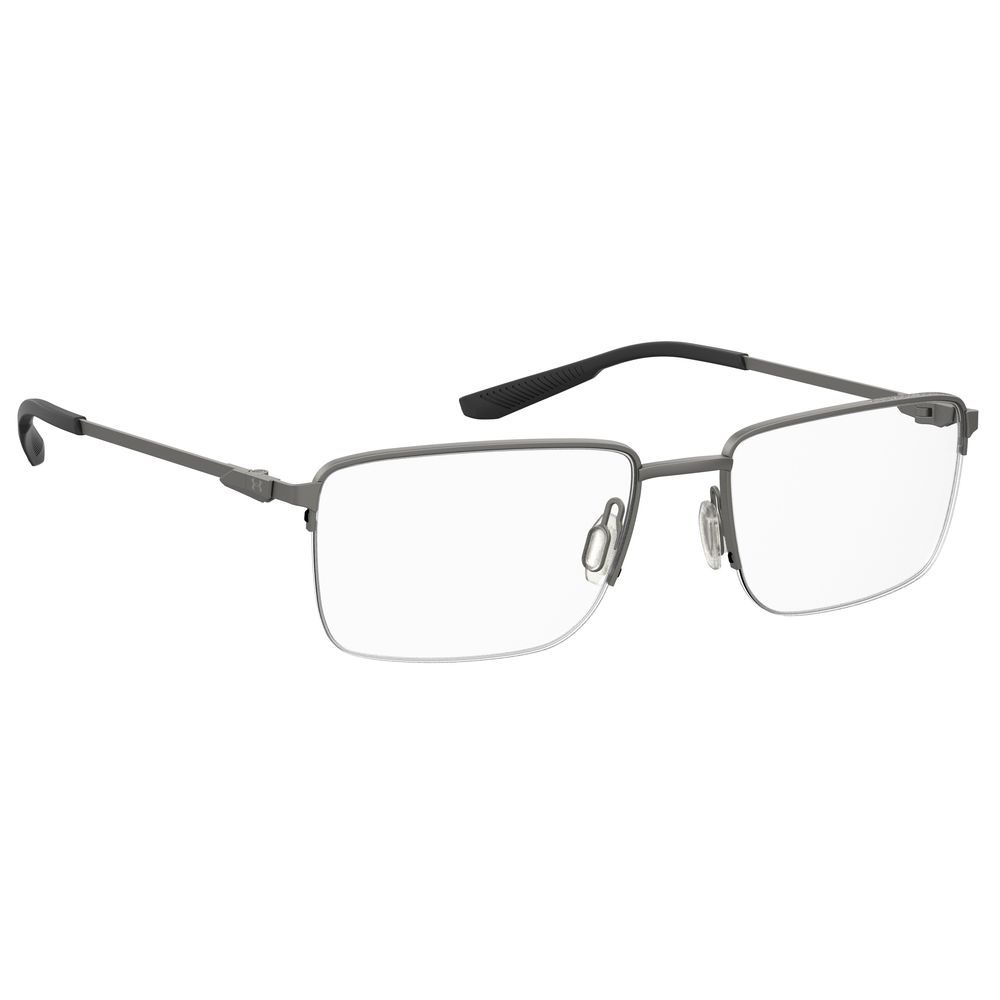 Under Armour Gray Metal Frames eyeglasses UA5016GR80F51, sleek metal design, size 55/18/140mm, in gray color.
