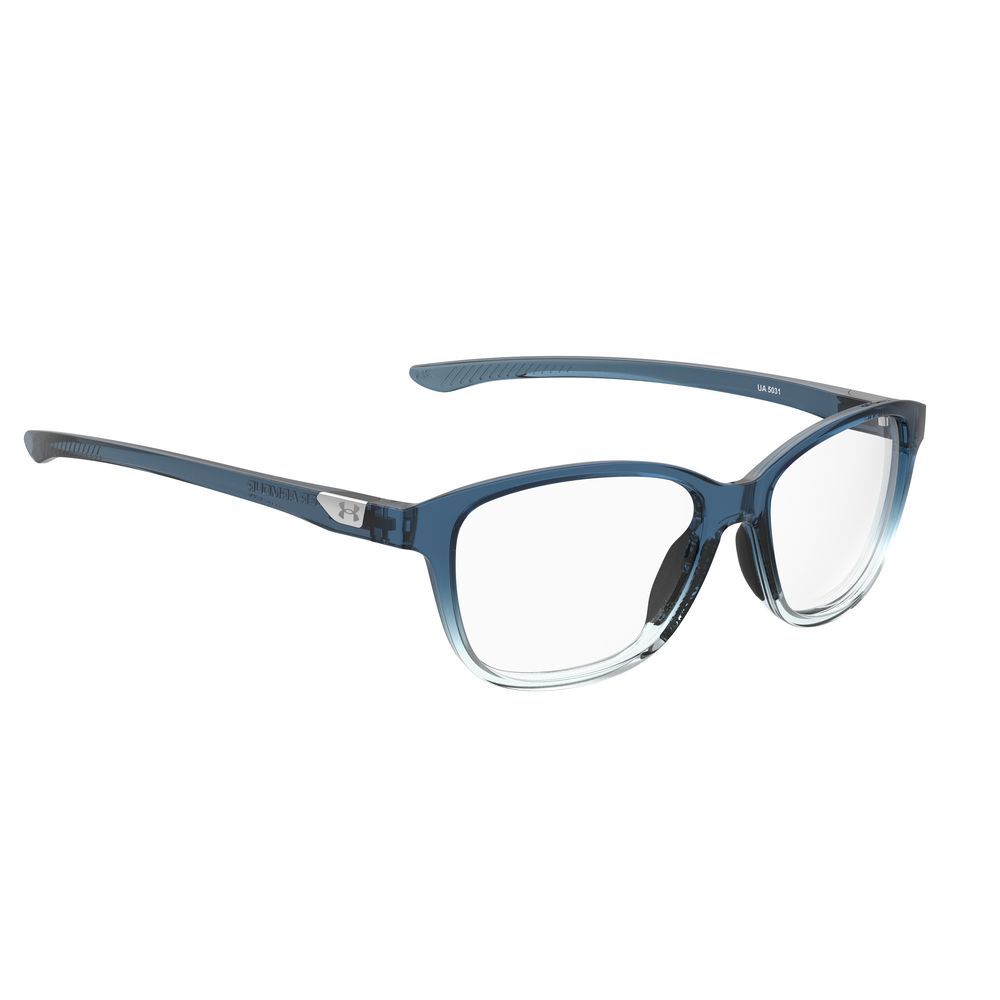 Under Armour Blue Resin Frames for women, model UA5031OXZF315, features 53/15/140 mm dimensions, durable resin material, stylish blue color.