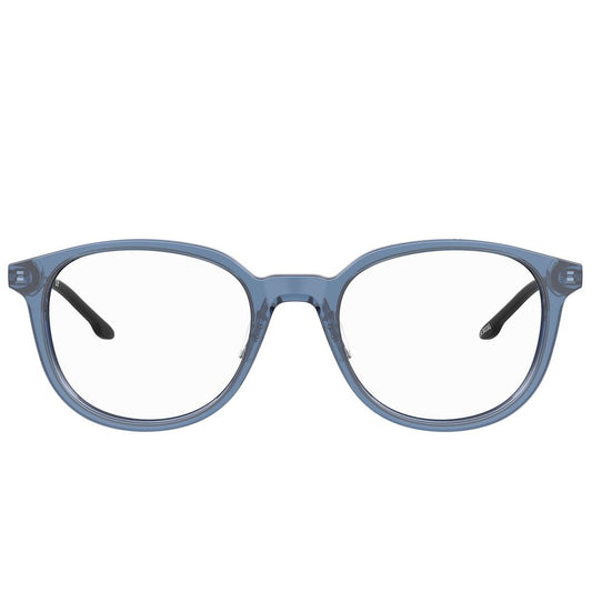 Under Armour Blue Acetate Frames, unisex glasses with 51/19/140 mm dimensions, stylish blue color, acetate material.