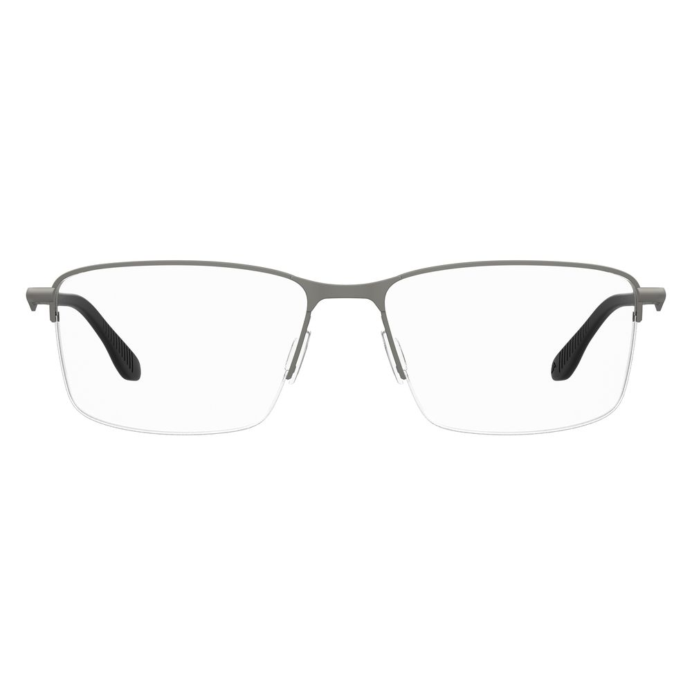 Alt Tag: Under Armour Gray Metal Frames eyeglasses with sleek design and dimensions 54/16/140 mm, stylish choice for men.
