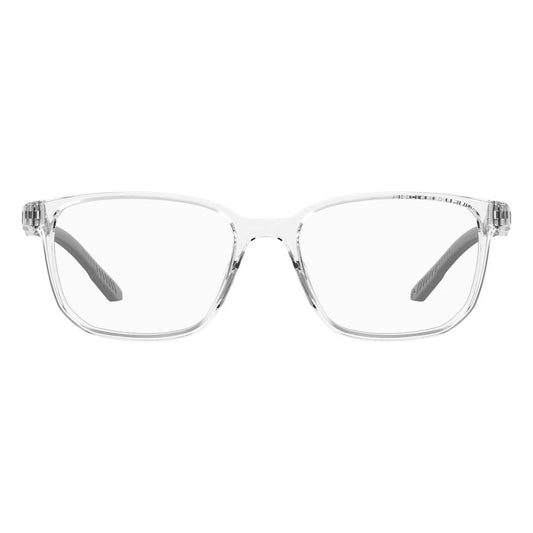 Under Armour Transparent Resin Frames unisex glasses, model UA5044900F417, featuring clear lenses and resin material, size 54/17/140 mm.
