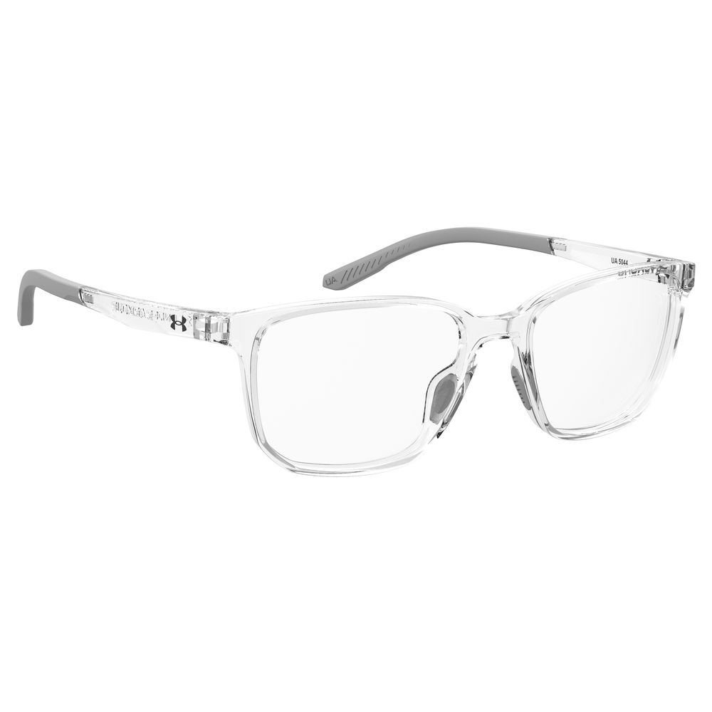 Under Armour Transparent Resin Frames unisex glasses UA5044900F417 with clear lenses and resin material, 54/17/140 mm.