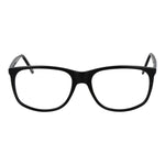 Andy Wolf Black Unisex Glasses Frame in black acetate full-rim rectangle style with demo lenses, size 58-17-145.