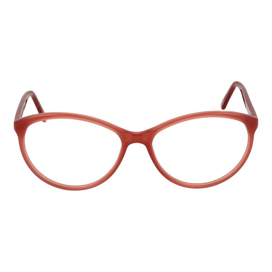 Andy Wolf Pink Unisex Glasses Frame in rose acetate, full-rim with oval style, including branded case, lenses width 54 size 54-14-140.
