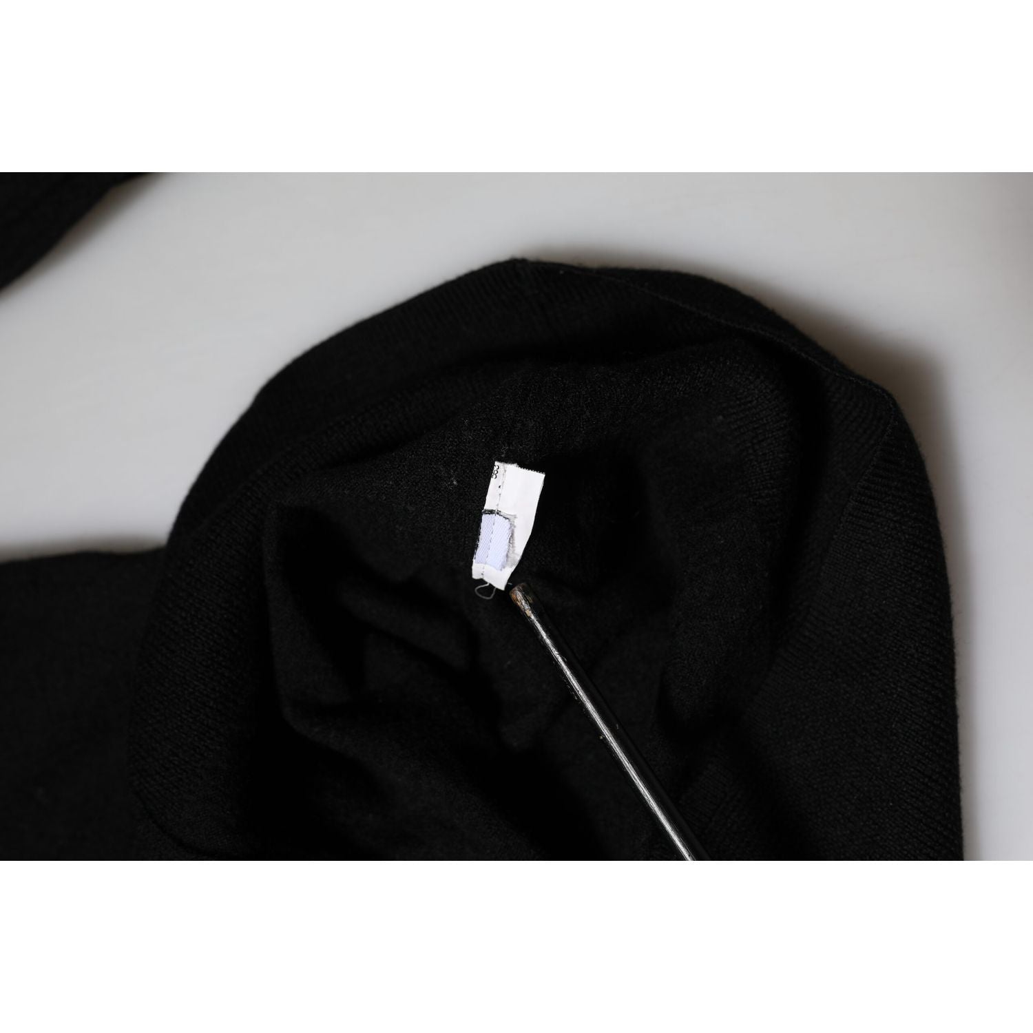 Dolce & Gabbana Black STAFF Round Neck Cardigan Sweater