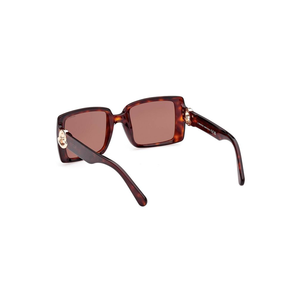 Moncler Brown Pantograph Women Sunglass