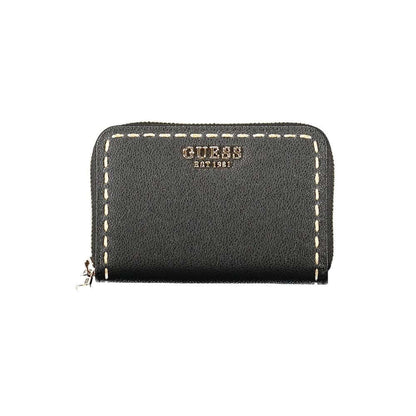 Guess Jeans Black Polyethylene Wallet
