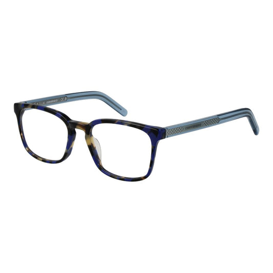 Converse Green Men Glasses Frame in full-rim style, square acetate frame, demo lenses, and branded case included.