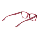 Converse Purple Women Glasses Frame in stainless steel with full-rim style and rectangle shape, featuring demo lenses. Size 51-17-140.