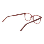 Andy Wolf Pink Unisex Glasses Frame in rose acetate; full-rim rectangle style with demo lenses; size 53-17-140; includes branded case.