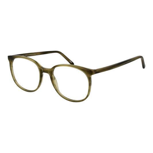 Andy Wolf Green Unisex Glasses Frame with acetate full-rim style and demo lenses, including branded case.