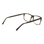 Andy Wolf Gray Unisex Glasses Frame, full-rim acetate design with gray color, rectangle style, lens size 57-14-145, includes branded case.