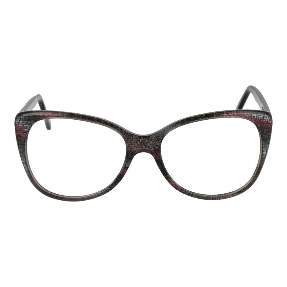 Andy Wolf Gray Unisex Glasses Frame in full-rim acetate cat-eye style with grey color, demo lenses, and no extra features included.