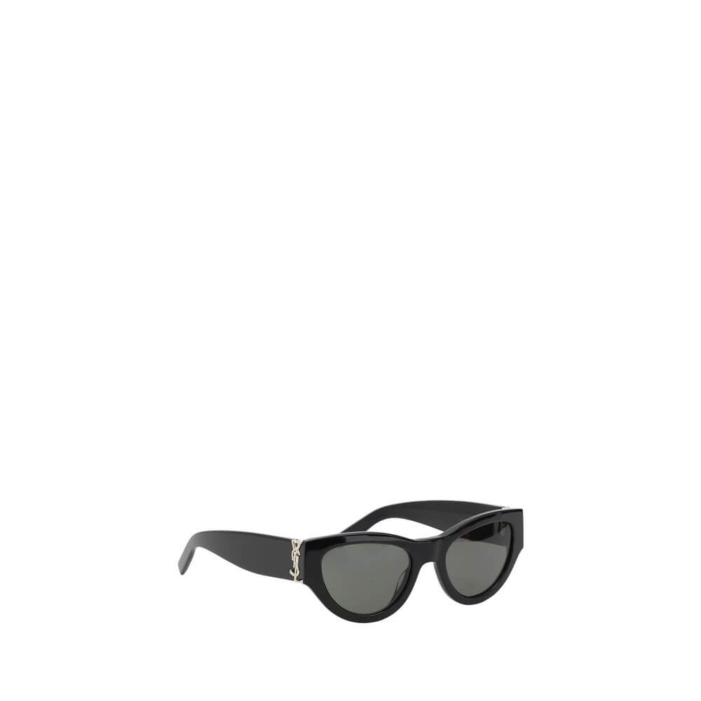 Saint Laurent Black Acetate Sunglasses