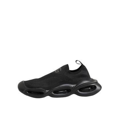 Dolce & Gabbana Black Slip On Wave Low Top Men Sneaker Shoes